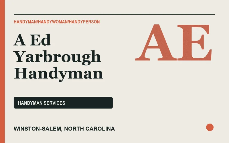 A Ed Yarbrough Handyman in Winston-Salem, North Carolina