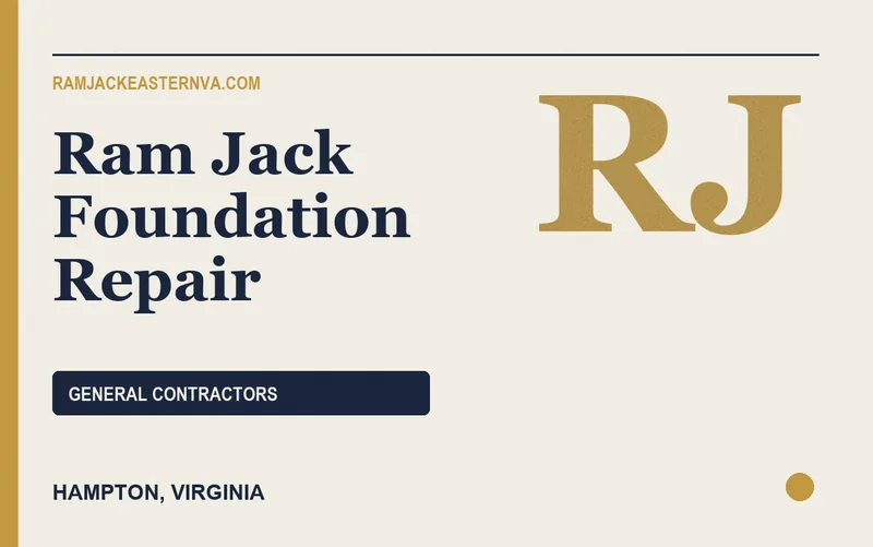 Ram Jack Foundation Repair in Hampton, Virginia