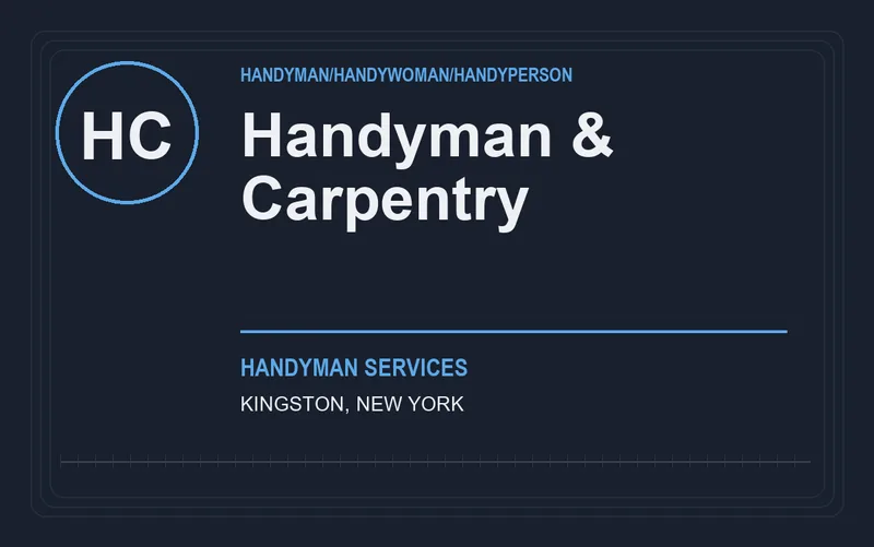 Handyman & Carpentry in Kingston, New York