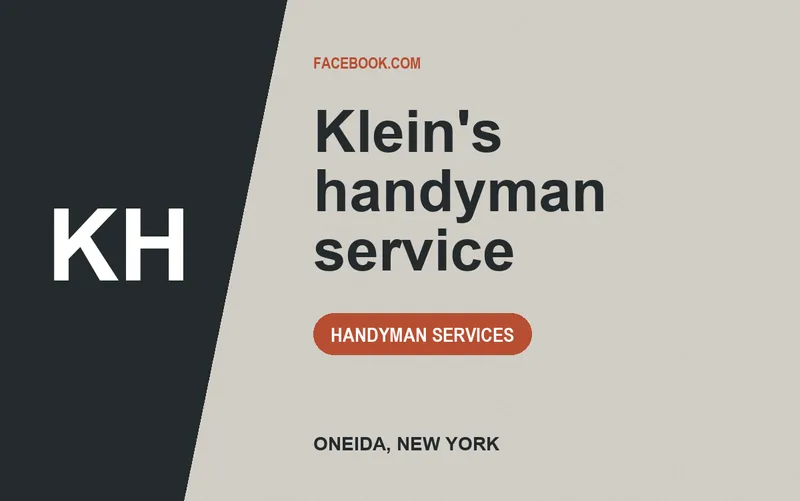 Klein's handyman service in Oneida, New York