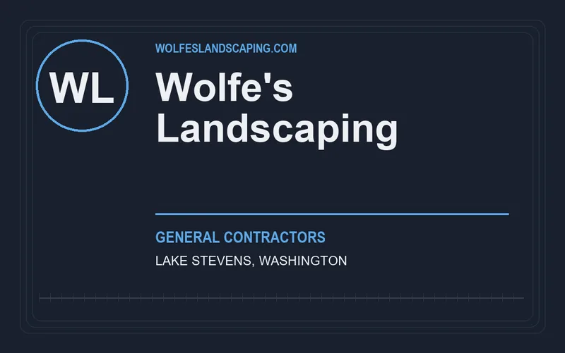 Wolfe's Landscaping in Lake Stevens, Washington