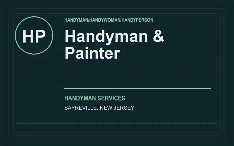 Handyman & Painter in Sayreville, New Jersey