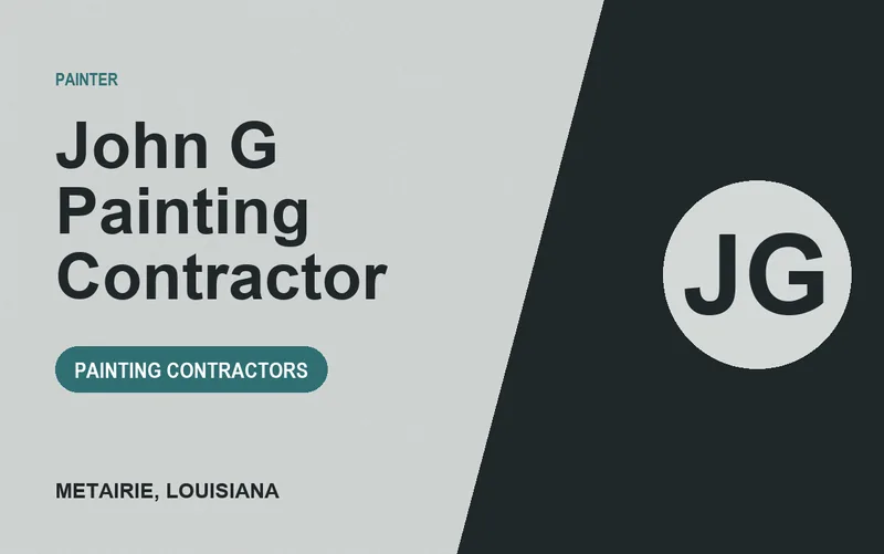 John G Painting Contractor in Metairie, Louisiana