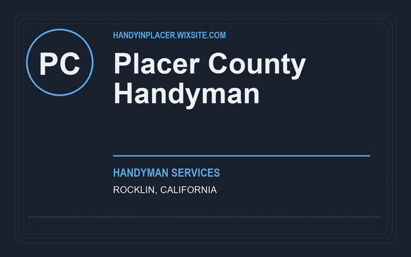 Placer County Handyman in Rocklin, California