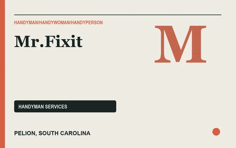 Mr.Fixit in Pelion, South Carolina