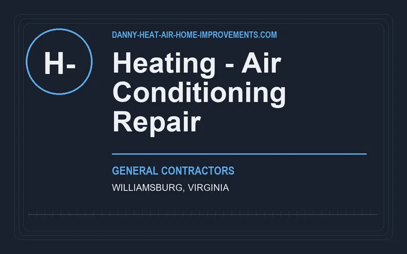 Heating - Air Conditioning Repair in Williamsburg, Virginia