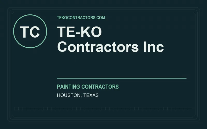 TE-KO Contractors Inc in Houston, Texas
