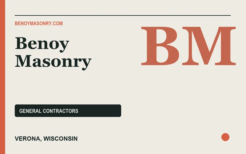 benoy masonry in Verona, Wisconsin