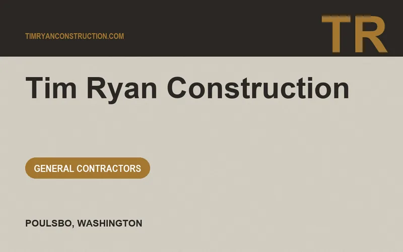 Tim Ryan Construction in Poulsbo, Washington