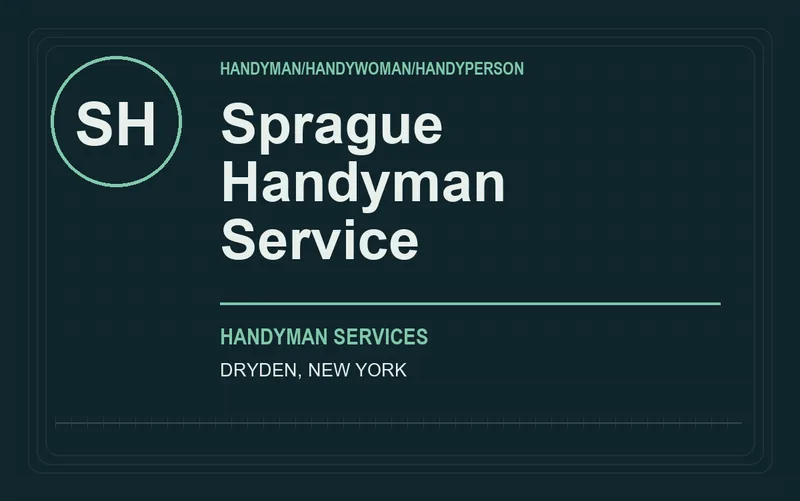 Sprague Handyman Service in Dryden, New York