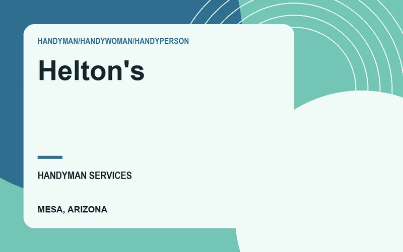 Helton's in Mesa, Arizona