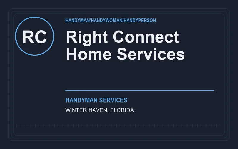Right Connect Home Services in Winter Haven, Florida