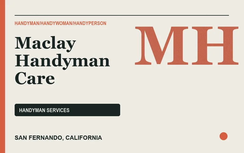 Maclay Handyman Care in San Fernando, California