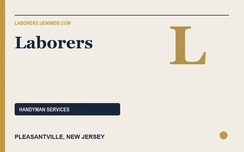 Laborers in Pleasantville, New Jersey