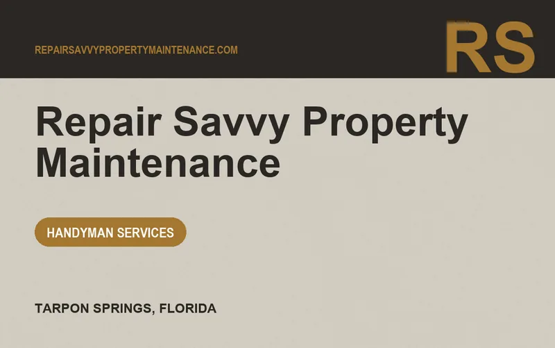 Repair Savvy Property Maintenance in Tarpon Springs, Florida