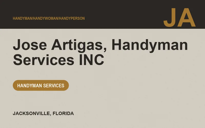 Jose Artigas, Handyman Services INC in Jacksonville, Florida