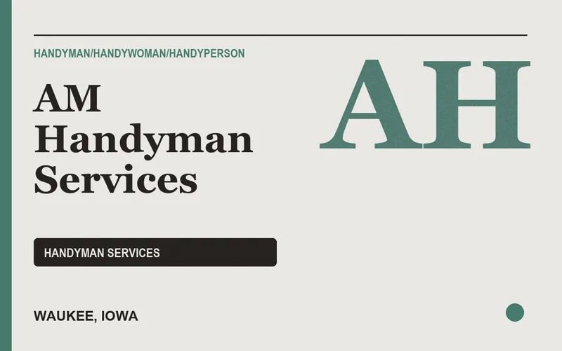 AM Handyman Services in Waukee, Iowa