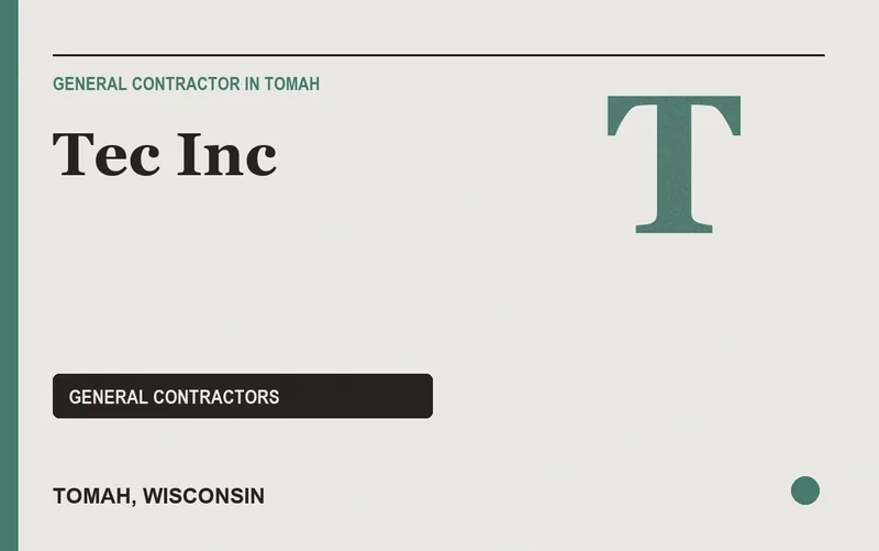 Tec Inc in Tomah, Wisconsin