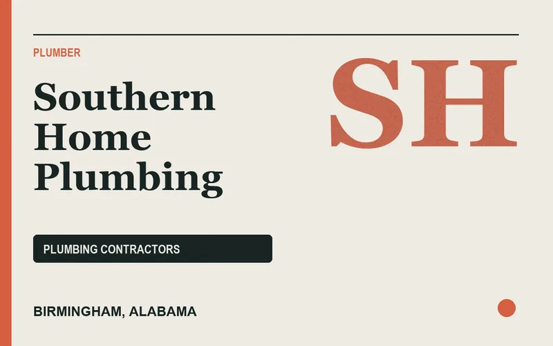 Southern Home Plumbing in Birmingham, Alabama