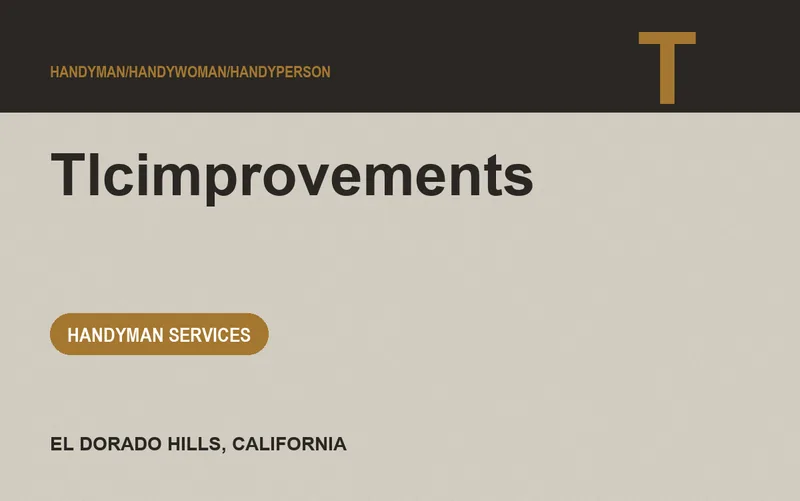 TLCIMPROVEMENTS in El Dorado Hills, California