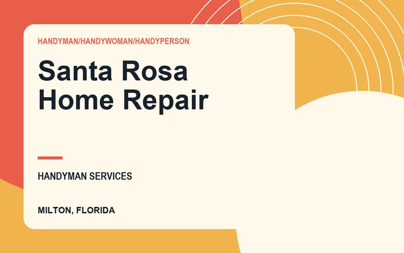 Santa Rosa Home Repair in Milton, Florida