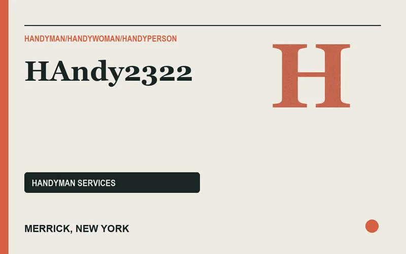 HAndy2322 in Merrick, New York