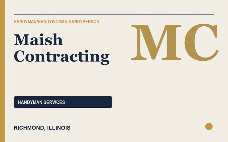 Maish Contracting in Richmond, Illinois