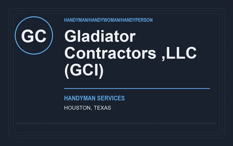 Gladiator Contractors ,LLC (GCI) in Houston, Texas