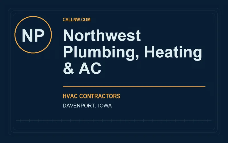 Northwest Plumbing, Heating & AC in Davenport, Iowa