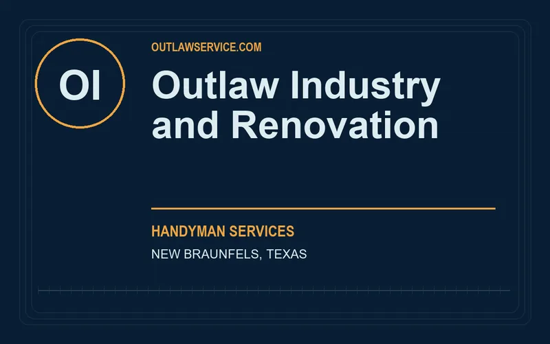 Outlaw Industry and Renovation in New Braunfels, Texas