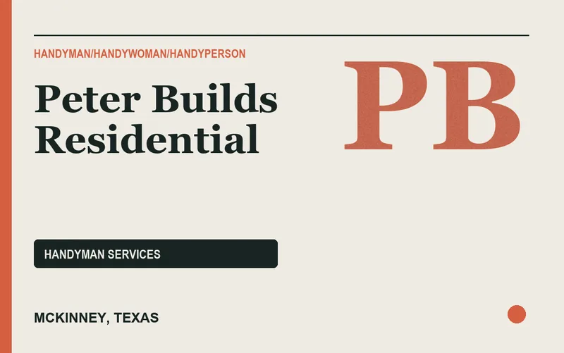 Peter Builds Residential in McKinney, Texas