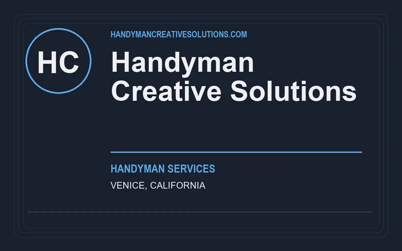 Handyman Creative Solutions in Venice, California