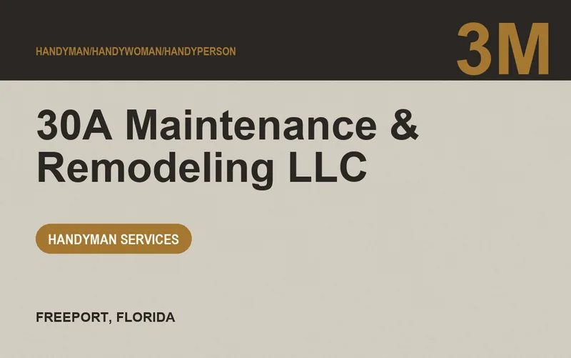 30A Maintenance & Remodeling LLC in Freeport, Florida