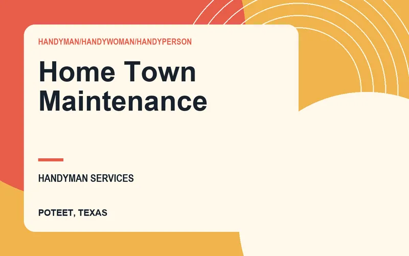 Home Town Maintenance in Poteet, Texas