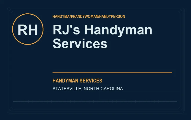 RJ's Handyman Services in Statesville, North Carolina