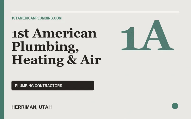 1st American Plumbing, Heating & Air in Herriman, Utah