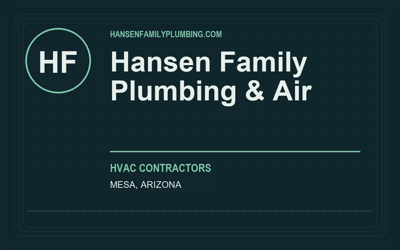 Hansen Family Plumbing & Air in Mesa, Arizona