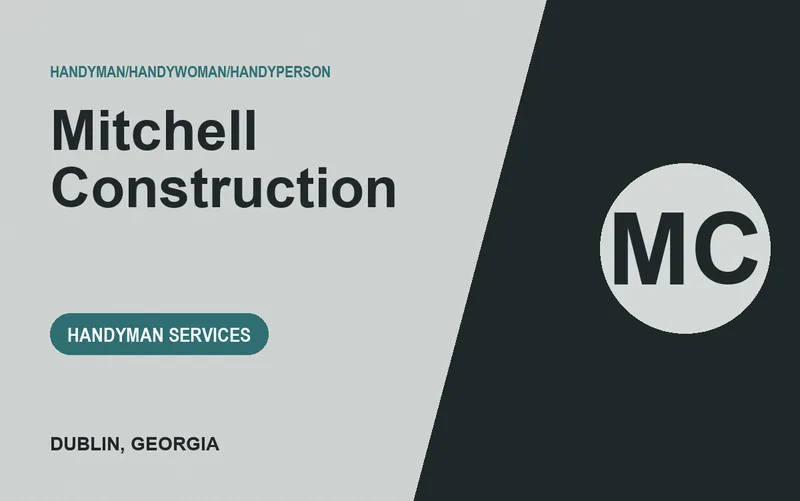 Mitchell Construction in Dublin, Georgia