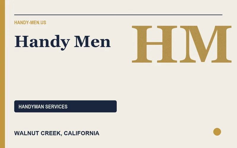 Handy Men in Walnut Creek, California