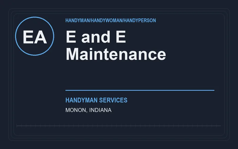 E and E Maintenance in Monon, Indiana
