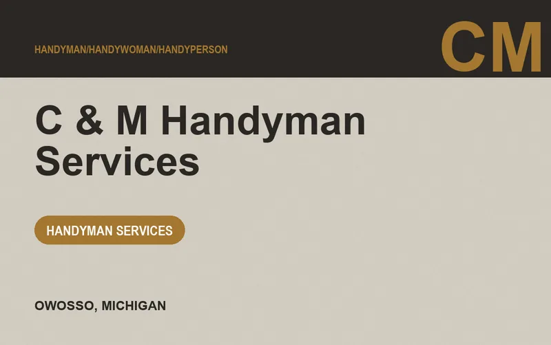 C & M Handyman Services in Owosso, Michigan