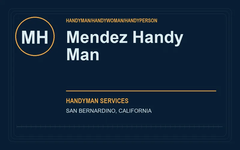 Mendez Handy Man in San Bernardino, California