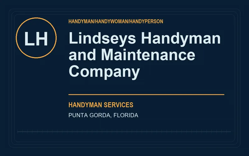 Lindseys Handyman and Maintenance Company in Punta Gorda, Florida