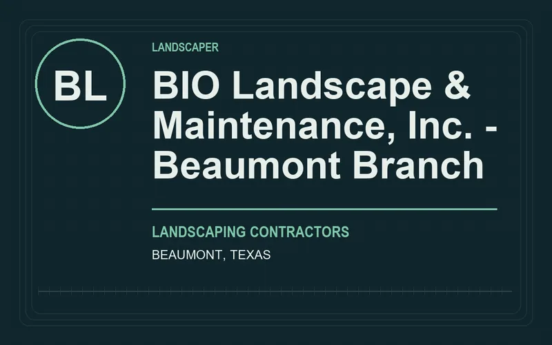 BIO Landscape & Maintenance, Inc. - Beaumont Branch in Beaumont, Texas