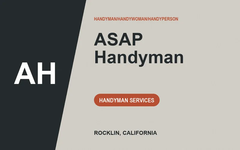 ASAP Handyman in Rocklin, California