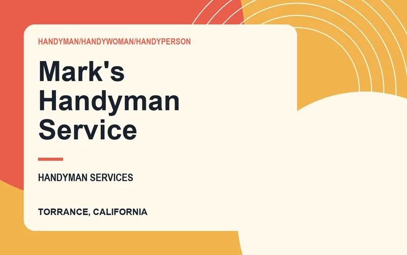Mark's Handyman Service in Torrance, California