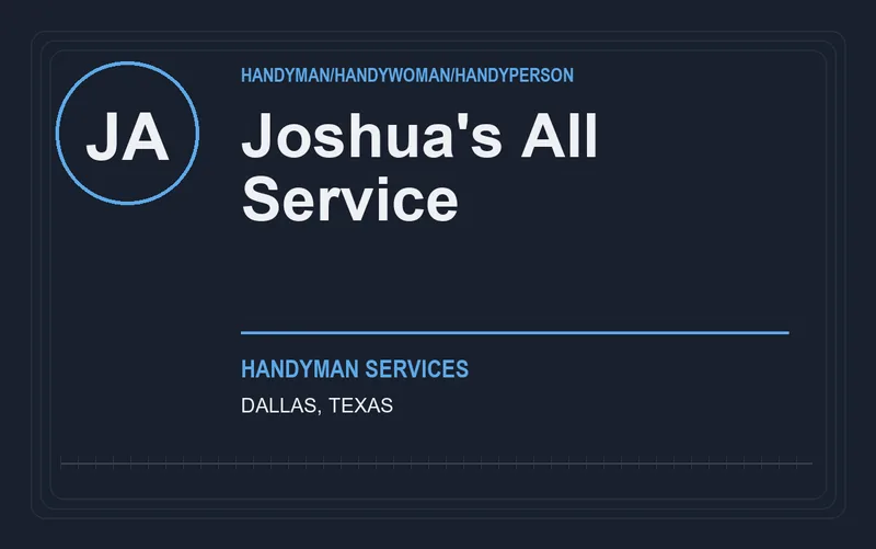 Joshua's All Service in Dallas, Texas