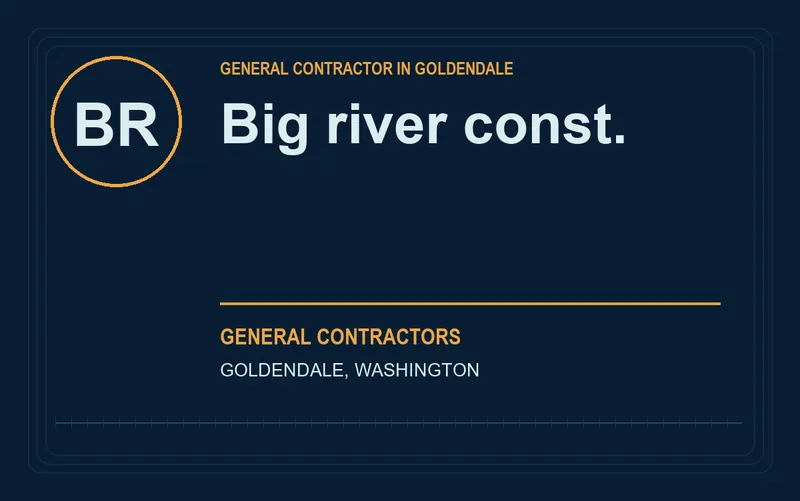 Big river const. in Goldendale, Washington