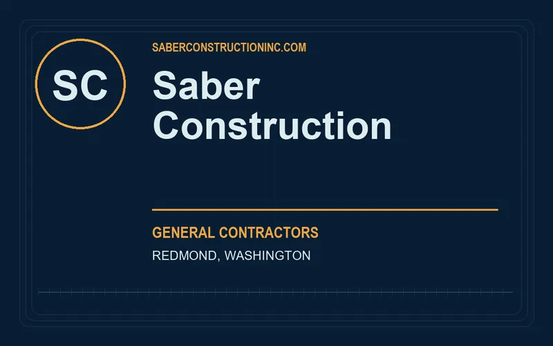 Saber Construction in Redmond, Washington