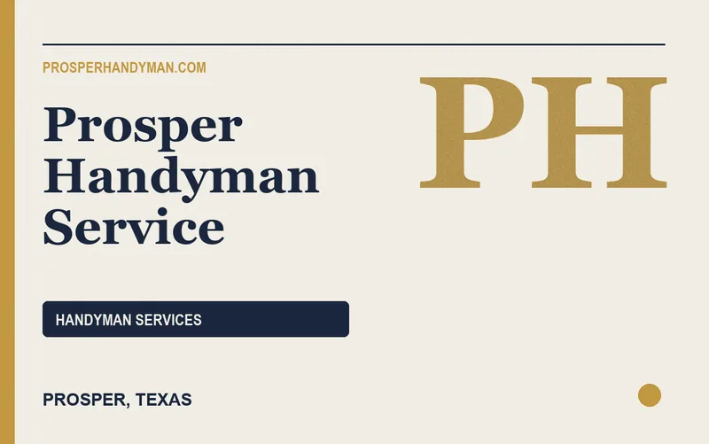Prosper Handyman Service in Prosper, Texas